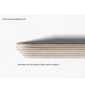 Mesa Fija de estilo nordico Quadra