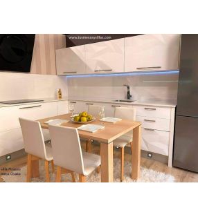 Silla de estilo nórdico tapizada Picasso