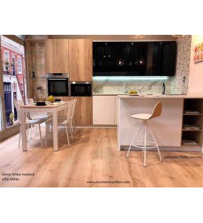 Mesa fija Artea encimera madera, laminado