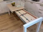 mesa Artea extensible multitalla, encimera madera, laminado y laca