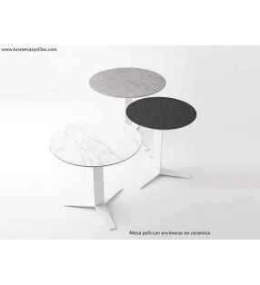 Mesa Pelican con pie central para cocina u hosteleria