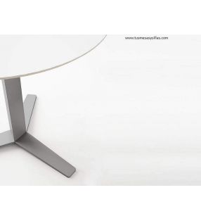 Mesa Peliccan encimera ceramica, cristal y fenix