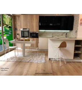 Mesa extensible de pie central Antea