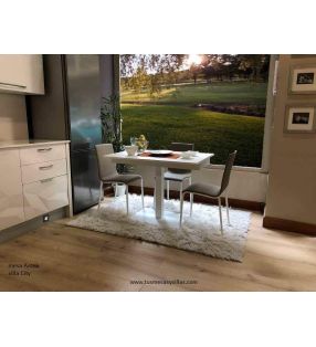 Mesa extensible de pie central Antea