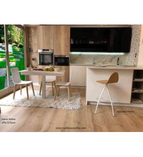 Mesa extensible de pie central Antea