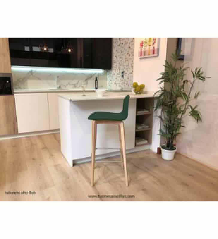 Taburete con respaldo Bob alto cocina y hosteleria