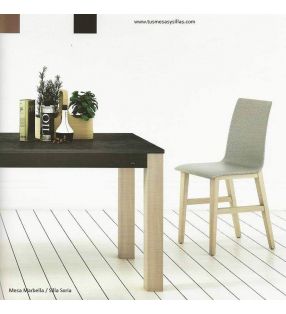 sillas-tapizadas-comedor-madera