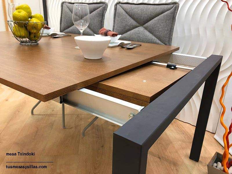 Mesa cocina o comedor extensible Txindoki medida 150x70 cm moderna