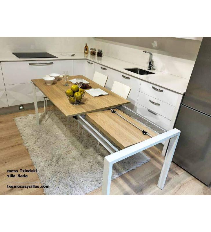 Mesa cocina comedor Punto Ondarreta 150 x 100 cm extensible y 140x100