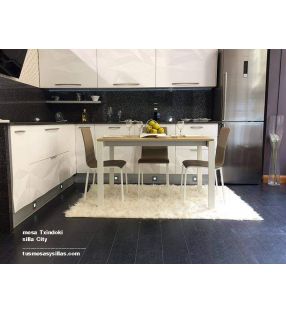mesa cocina extensible Punto 100x80cm de Ondarreta 