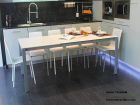 mesa cocina extensible Punto 100x80cm de Ondarreta 