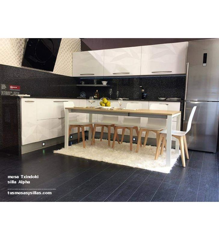 Mesa de cocina y comedor Punto extensible Ondarreta 150x70 