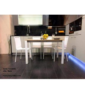 Table de cuisine Spot 110x80 extensible d'Ondarreta