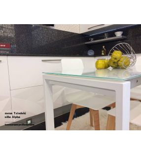 Mesa Punto extensible 110 x 90 cm 