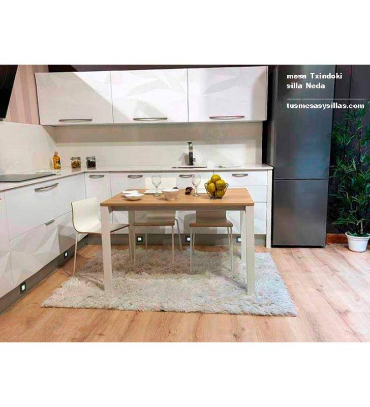 Mesa Punto extensible Ondarreta 150x80 cocina y comedor