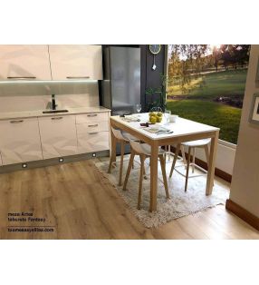 Mesas altas Artea XL encimera en laminado laca o madera
