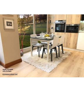 Mesa Punto extensible 130x60 para cocina y hosteleria