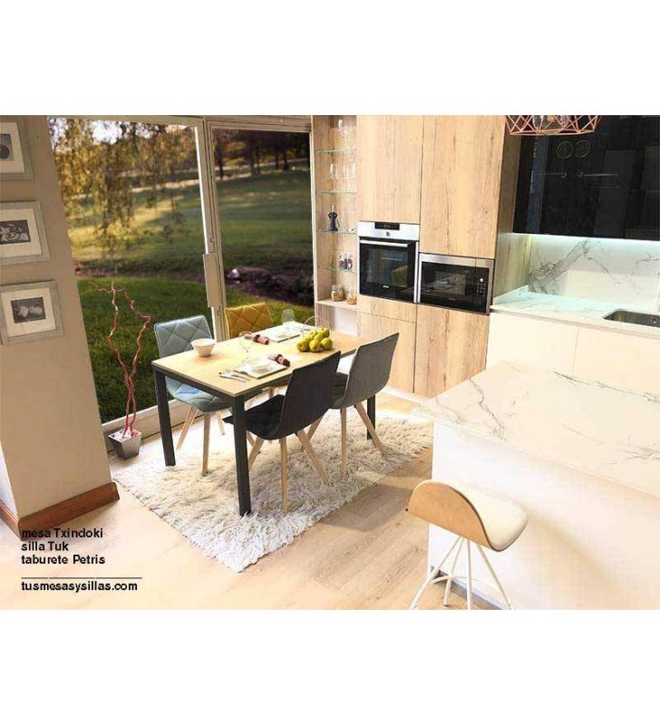 mesa cocina extensible Punto 110x60 de Ondarreta