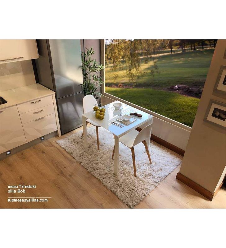 mesa cocina extensible Punto 110x60 de Ondarreta