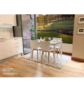 mesa cocina extensible Punto 110x60 de Ondarreta