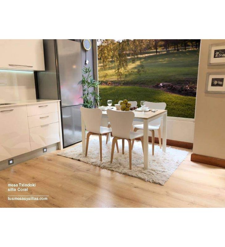 mesa cocina extensible Punto 110x60 de Ondarreta
