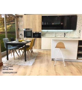 Table Point 130 x 90 extensible ondarreta cuisine et salle à manger