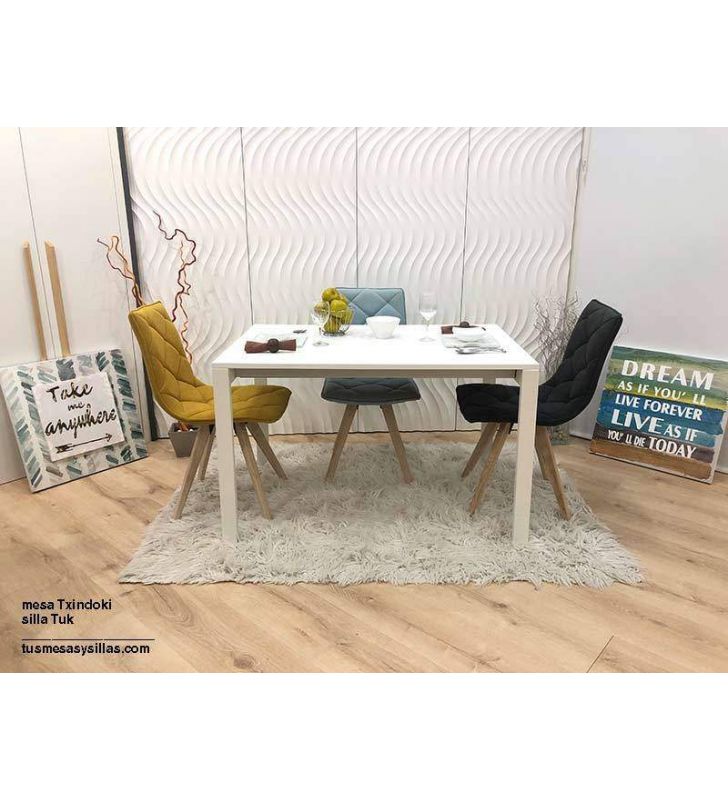 Mesa cocina extensible 80x70 modelo Punto Ondarreta