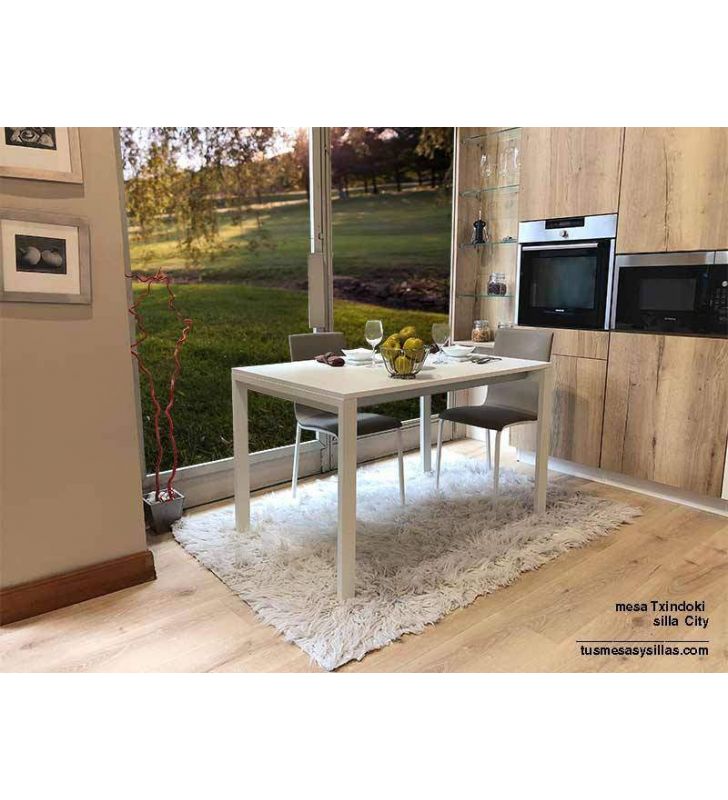 mesa cocina extensible Punto 110x60 de Ondarreta