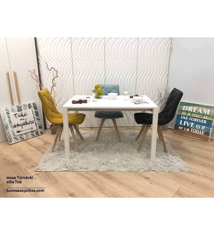 mesa cocina extensible Punto 110x60 de Ondarreta