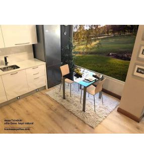 mesa cocina extensible Punto Ondarreta 80x80