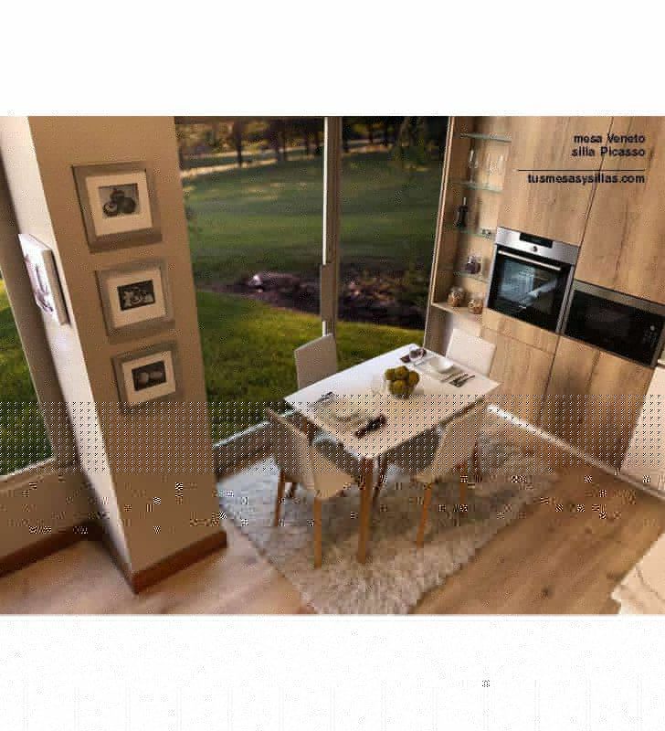 Silla de estilo nórdico tapizada Picasso
