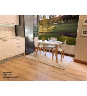 Silla de estilo nórdico tapizada Picasso