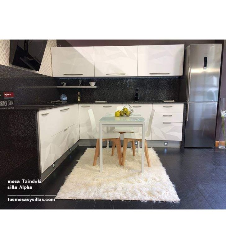 Mesa cocina extensible 80x70 modelo Punto Ondarreta