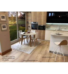 Table ronde Adana style scandinave