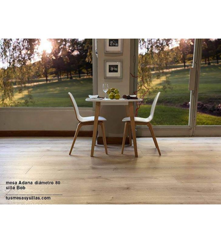 Table ronde Adana 90 et 100 cm de diamètre en stock