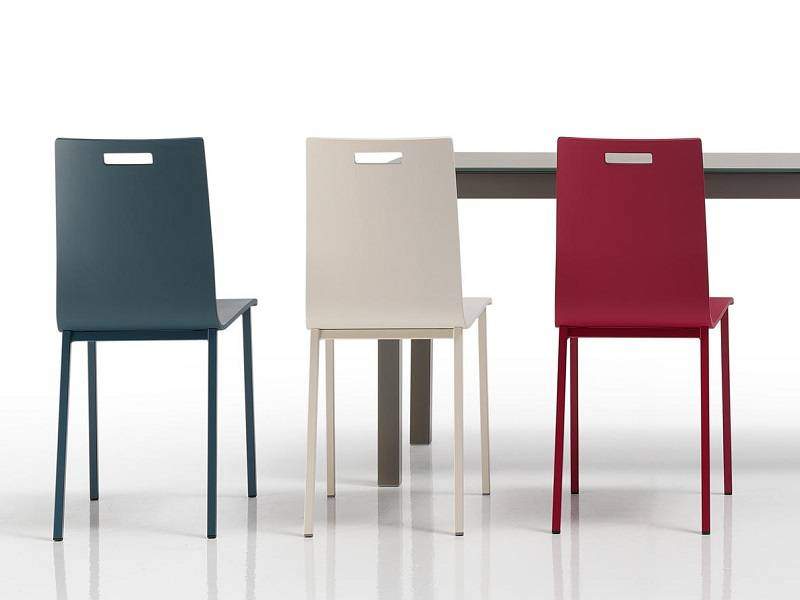 chaise de cuisine étroite Milan de disques