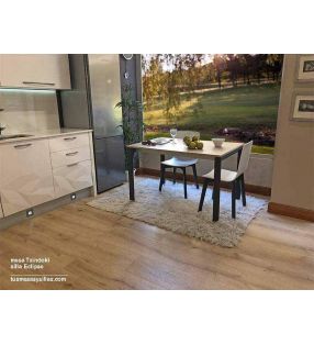 mesa cocina extensible Punto 100x90cm de Ondarreta 