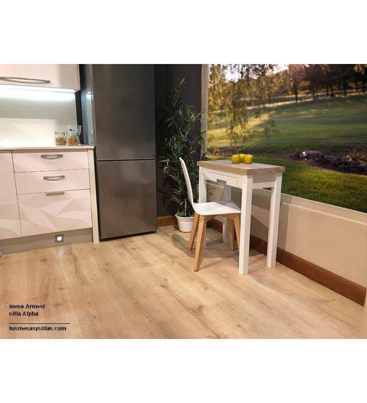Table de cuisine petite extensible en format livre Arpa
