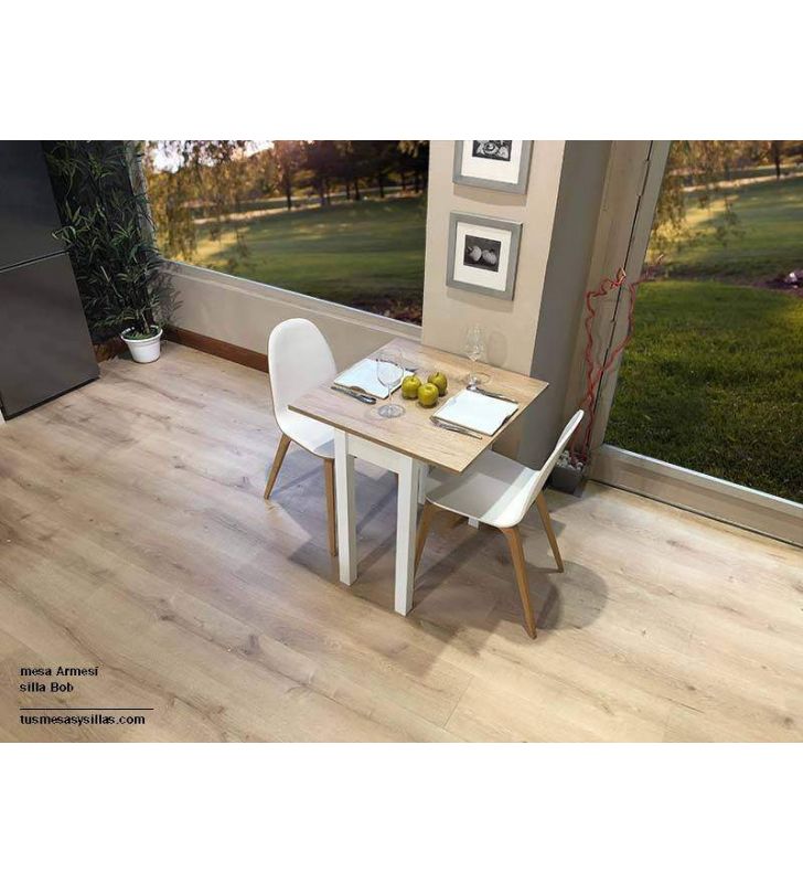 Table de cuisine petite extensible en format livre Arpa