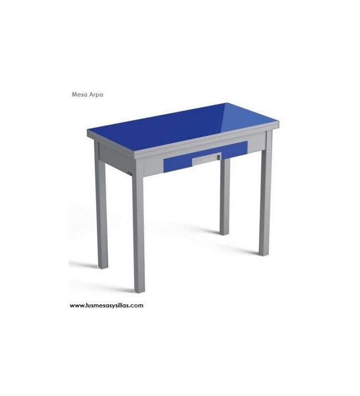 Mesa de cocina pequeña extensible en formato libro Arpa