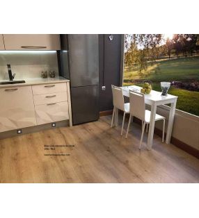 Table petite et étroite pour cuisine Livia fond 45 et 50 cm plan de travail en verre