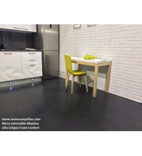 Mesa extensible Maxima fondo 50 cm estilo nórdico