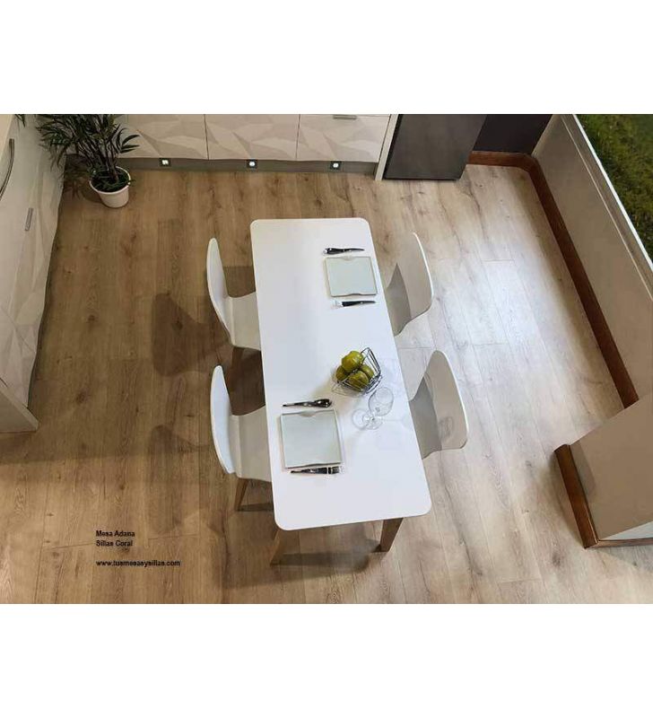 Mesa Adana encimera lacada multiple medidas