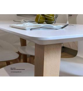 Mesa Adana encimera lacada multiple medidas