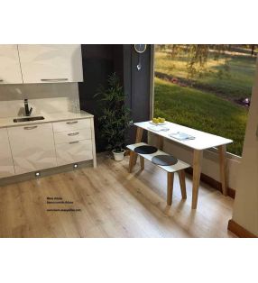 Mesa Adana encimera lacada multiple medidas