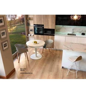 Mesa redonda extensible Center encimera Dekton