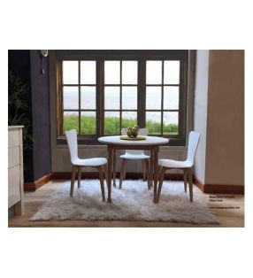 Table fixe ronde de style classique Atxea
