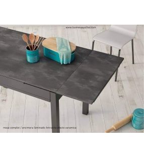Table extensible avec tiroir de cuisine Complet