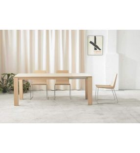 mesa extensible Iru de comedor moderna ondarreta
