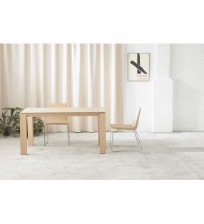 mesa extensible Iru de comedor moderna ondarreta